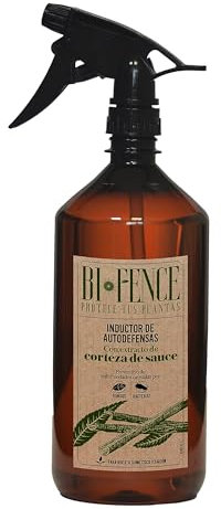 BIFENCE - Autodefensas para plantas - 1 litro - con corteza de sauce - Favorece enraizamiento - Estimula crecimiento - Previene hongos y bacterias - 100% bio - Huerto sano sin insecticidas - Natural