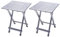 SUNNYFEEL Klappbarer Campingtisch – leichter tragbarer Picknicktisch aus Aluminium, 47 x 47 x 61 cm zum Kochen, Strand, Wandern, Reisen, Angeln, Grillen, für drinnen und draußen, kleine faltbare