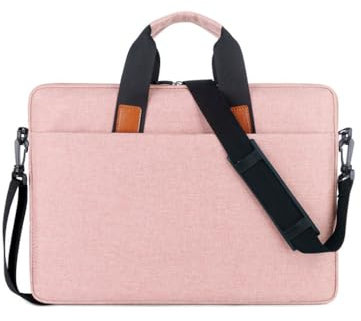 SHLWYG Laptoptasche (Rosa), tragbare Business-Computertasche, modische und einfache Computertasche, Laptoptasche – 15,6 Zoll