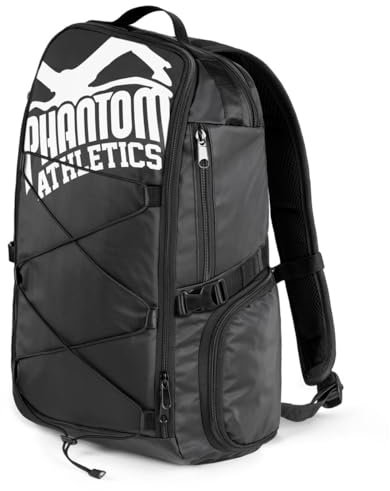 Phantom Athletics Kampfsport Rucksack - MMA Training - Herren Backpack, Daypack - Schwarz (25L, APEX Supporter)
