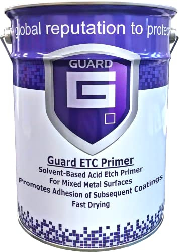 Guard ETC Acid Etch Primer for Aluminium And Other Bare Metals Single Pack 5 Litres (5L of Relevant Thinner Only)