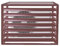 Copertura del Condizionatore D'aria, Cover Copri Condizionatore Da Esterno, Copertura for Pompa Di Calore, Recinzione Del Bidone Della Spazzatura, In Alluminio, Del Prato E Patio Da Giardino (Color :