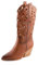 Toocool Stivali donna texani estivi camperos scarpe traforati WZ688-67 [37,camel]