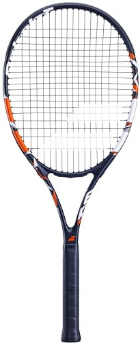 Babolat Evoke Tour besaitet 275g Tennisschläger Schwarz - Orange Griffstärke 3