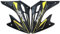 Moto Verkleidungs Winglets Motorrad Verkleidung Platte Abdeckung Aufkleber Für XR250 XR 250 Kraftstoff Tank Schutz Schutz Kunststoff Seitenabdeckungen Gugel Bord Aufkleber