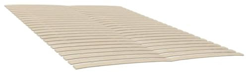 Willood Lattenroste mit 48 Latten Pappelholz Massivholz Lattenrost Zusammenklappbar Rolllattenrost Rollrost Bettrost Holzlatten Latten Rost 2 STK. 70x200 cm