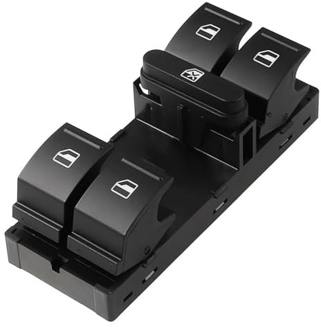 Interrupteur lève vitre pour AMAROK pour Golf 5 6 Plus pour Jetta Panneau Principal Fenêtre Automatique Bouton Commande Fenêtre Levage Électrique Voiture Commande Leve Vitre