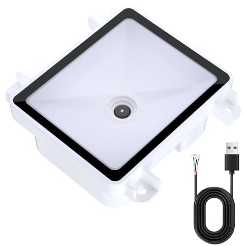 Tera Scanner de codes-barres 2D QR intégré à montage fixe - Module de numérisation de détection automatique - Mini lecteur de codes-barres 1D pour kiosques en libre-service - Contrôle d'accès