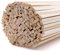 NVGFTG 200 Pièces Bâtonnets de Bois 300mm × 4mm, Batonnet en Bois, Baton Barbe a Papa, Baguette Bois, Baton Bois Carré pour Travaux Manuels et Bricolage Contact Alimentaire