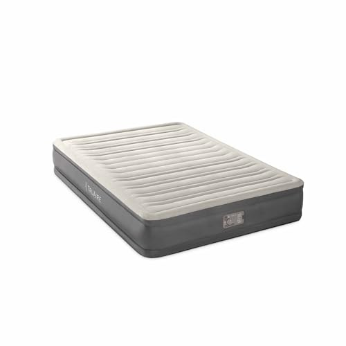 Intex TruAire 64028 Luftmatratze für französisches Bett, mit eingebauter elektrischer Pumpe, 137 x 191 x 33 cm