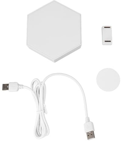 Gigicial Hexagon LED -Wandlicht, Berührung von Sechsecklicht für Schlafzimmer Spielzimmer Hintergrunddekor 3 Farben (RGB)