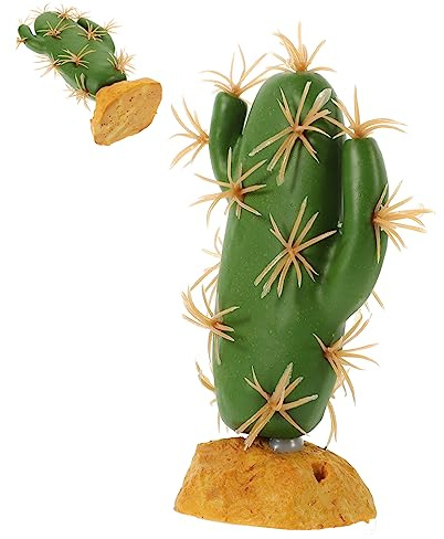 EXHUMKY Plante Décorative Cactus pour Terrarium Ornement Réaliste pour Reptiles Habitat Naturel Décoration Durable pour Aquariums Et Terrariums