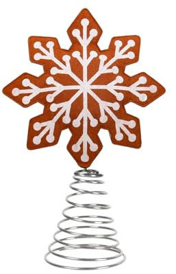 Weihnachtsbaumspitzen-Dekoration, 33 x 22 cm, Festival-Filz-Ornament, saisonale Feiertags-Dekoration für Wohnung, Balkon, Hinterhof, Wohnzimmer, Foto-Requisite, Innen- und Außenbereich