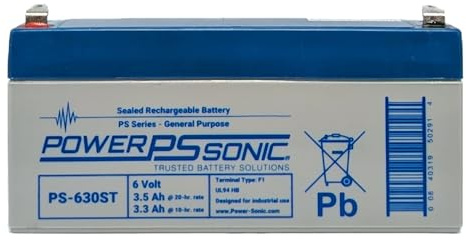 LC-R063R4P kompatibler 6V 3,4Ah Akku Pb AGM wartugsfrei auslaufsicher