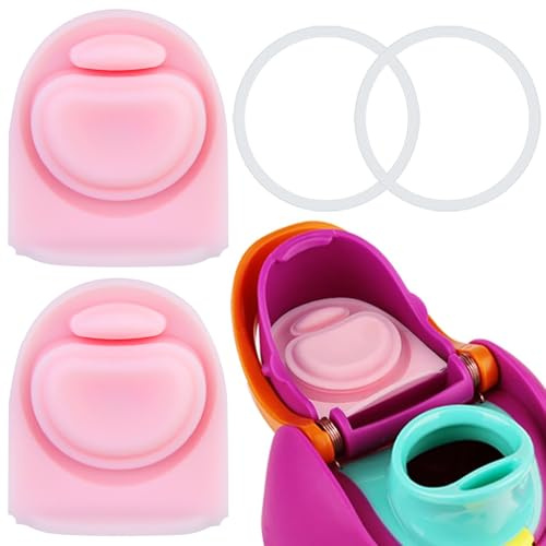 Frokolla 2 Sets Replacement Stopper and O Ring Gasket Compatible with Owala FreeSip 24oz 32oz,Water Bottle Lid Insert Cap Silicone Seal Parts for Owala 16/19/24/32/40oz Mouth Piece Accessories LR-O1