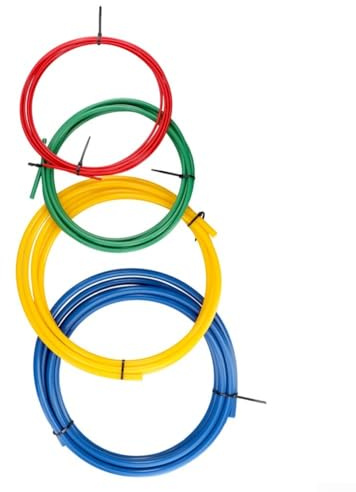 Kit di piegatubi in rame in plastica PE, non si rovina per tubi del condizionatore d'aria, set da 4 pezzi, adatto per applicazioni HVAC professionali (3 m + tasca)
