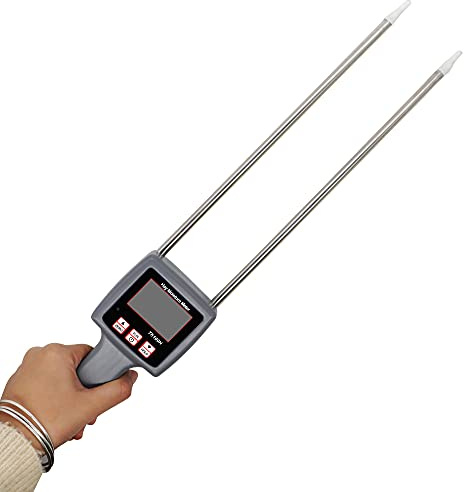 Feuchtigkeitsmesser TK100H Tragbares Heu-Feuchtigkeitsmessgerät for Getreide, Stroh, Kleie, Futtergras, Leymus Chinensis, Kaiserbambusgras, Testfaser – 20% Rabatt