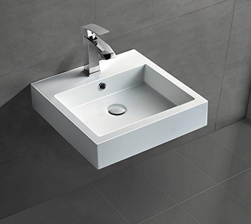 Wandwaschbecken Aufsatzwaschbecken BS6050 45 x 45 x 12,5cm