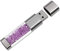 FeliSun Crystal Jewelry Chiavetta USB 3.0 Pendrive USB Stick Flash Drive Impermeabile trasparente Memory Stick Pen Drive-Fino a 80M / s (16GB, Viola)