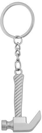 Hanessa Silber Schlüssel-Anhänger Hammer Werkzeug Symbol Handwerk Zimmermann Geschenk zu Weihnachten Mann / Frau
