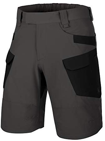 Helikon-Tex Urban-/Outdoor-, taktische Shorts, Herren, Aschgrau / Schwarz Otk 11 Zoll, W34 - L11