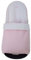 Bezug/Schutzhülle+Sack Für Babywippe/Hängematte MIT NAME BESTICKT kompatibel mit Babybjörn Balance und Soft- Ersetzt die Original Polster- Sterne- Rosa- Höhe des Deckels verstellbar- Nenel