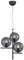 Trio Leuchten Pure 302000342 Suspension en métal anthracite, verre fumé, 3 x E14