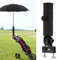 Eurobuy Support de parapluie universel réglable pour voiturette de golf, facile à installer, convient à toutes les poignées de voiturette de golf, noir