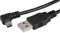 PRO SIGNAL PSG91619 USB A Plug to Right Angle USB Mini B Lead, 2m