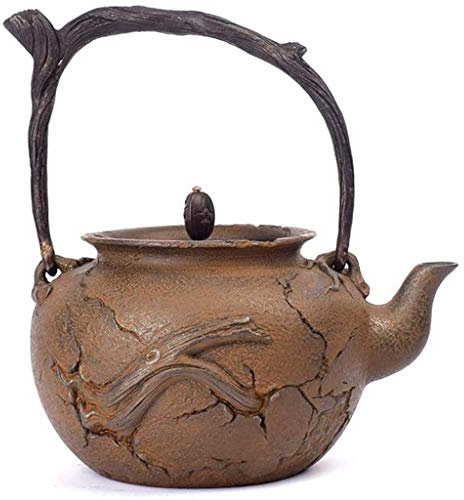 Tea Kettle Japan Style Iron Kettle Uncoated Tea Boiler Health Preservation Teapot Household Kettle