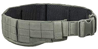 Tasmanian Tiger TT Warrior Belt MK IV IRR Molle-kompatibler Ausrüstungs-Gürtel, Taktischer Einsatz-Gürtel, Steingrau-Oliv IRR