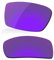 LenzReborn Verres polarisés de rechange pour lunettes de soleil Oakley Gascan OO9014 - Plus d'options, Violet raisin – Miroir polarisé, Taille unique