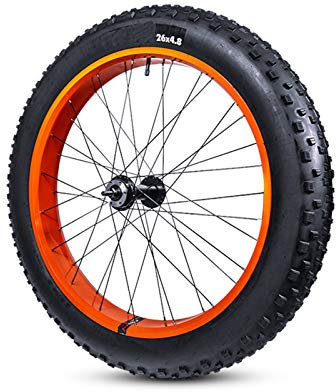 LXRZLS. Extrawide 26 * 4,8 Fettes Fahrrad Reifen Gummi Außenreifen Innenrohr Schnee Fahrrad Fat Bike MTB Mountainbike Teile Fahrrad Zubehör (Color : 1 Outer Tire)