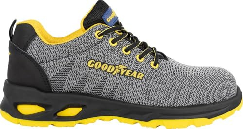 Goodyear SP1 metallfreie Sicherheitsschuhe aus grauem Stoff Größe 42