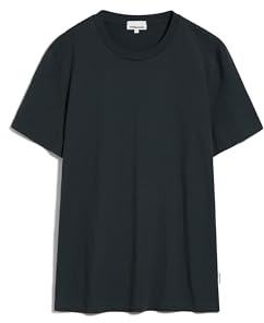 ARMEDANGELS Herren Regular T-Shirt aus Bio-Baumwolle JAAMES Regular Fit Graphite S