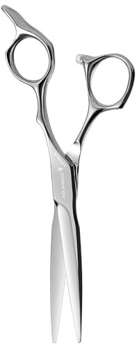 AOLANDUO Tijeras Peluqueria VG10 - Tijeras Peluqueria Profesional de Alta Precisión para Cortar Pelo - Ideal Peluqueros y Hogar para Todo Tipo de Cabello - Tijeras Entresacar/Tijeras Barberia