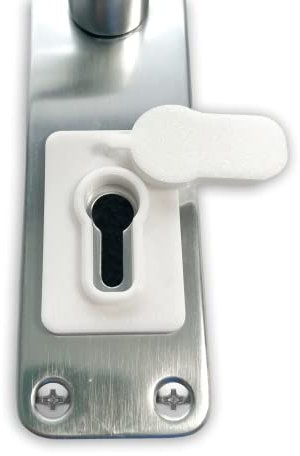 Decoralin Standard Keyhole Draught Excluder Stopper Key Cover Cap Traditional Door Locks (2 Pack)