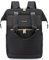 LOVEVOOK Zaino Donna Nero 15,6 Pollici, Zaino Lavoro Porta PC Antifurto, Zaino da Università Impermeabile, Computer Backpack Capiente per Laptop con Porta USB per Viaggi, Scuola