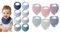 Lulu moon Lätzchen Baby Absorbierende Dreieckstuch & Lätzchen Baby Dreieckstuch Baby Musselin Halstuch Baby für Junge und Mädchen (6 Stück,Traum Einhorn)