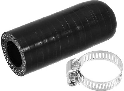 QUARKZMAN 1 Ensemble 16 mm ID Silicone Liquide Refroidissements Bouchon w/Pince pour Liquide Refroidissements Chauffage Noir