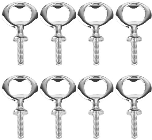8 pièces décapsuleurs vierges en acier inoxydable : TOATELU ensemble de décapsuleurs en métal, décapsuleur à filetage en métal DIY, décapsuleur à filetage métallique, décapsuleur mural pour la maison