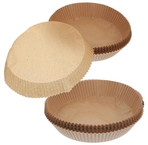 Alipis Fogli Di Carta Da Forno Per Friggitrice Ad Aria 300 Pezzi Facili Da Pulire Antiaderenti Resistenti Al Grasso Per Friggitrice Ad Aria