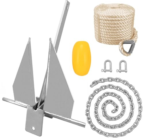 MAHOOMMAKH Boat Anchor Kit with Anchor Chain and Boat Anchor Rope