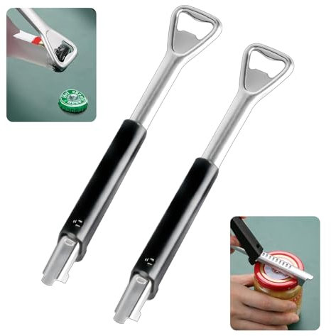 2 Pcs Jar Openers for Arthritis Hands, Can Opener Manual Lid Opener for Jars and Bottles, Effortless Arthritis Jar Opener for Seniors, Non-Slip Multifunctional Bottle Opener for Weak Hands