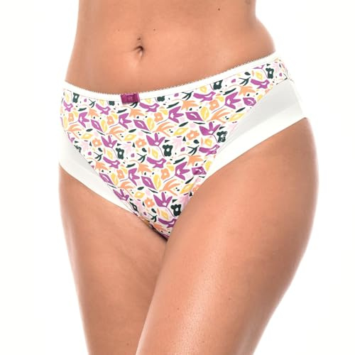 DIM Femme - BH Generous Classic x1 | Perfekter Halt für große Brüste | Dicke Mikrofaser und Stretch | U-förmiger Rücken und breite Träger | Moderner Look und absoluter Komfort