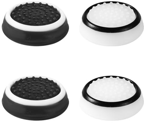 4 Pcs Thumb Grips, Controller Thumb Grips Caps Silicone Thumb Grip Caps Controller Grips Controller Accessories for PS5 PS4 Xbox Series X/S Xbox One Switch Pro Controller