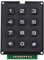 HYROOY 3x4 Array 12-Tasten-Tastatur Tastaturmodul 12 Tasten Memb Button Keypad Elektrisches ABS