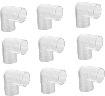 TOBBOMEY 10pcs Elbow Hose Connectors for Fish Tanks Water Connector Adapter Easy to Install Leakproof Fittings for Efficient Water Drainage and Filtration