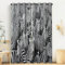 CDXNORA Tiere Vorhänge - Gardinen Schwarz-Weißes Zebra Fensterbehandlungen Für Wohnzimmer Schlafzimmer Dekor,H245 X B140 cm (2Er Pack), Geeignet Für Balkon, Schlafzimmer
