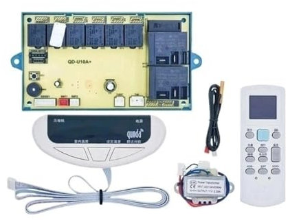 JKDND Compatibile con La Scheda di Controllo Universale del Condizionatore d'Aria dell'Armadio QD-U10A QD-U10A+ Set di Pannelli PCB con Display Parti di Ricambio for Condizionatori d'Aria